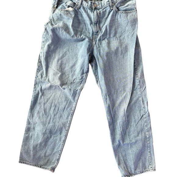 Levi's Women's 94 Baggy Light Indigo Worn In 34 waist - Picture 5 of 7